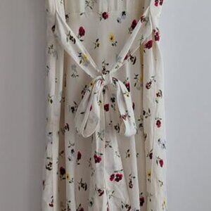 Gap x DÔEN Floral Bias Cut Midi Dress